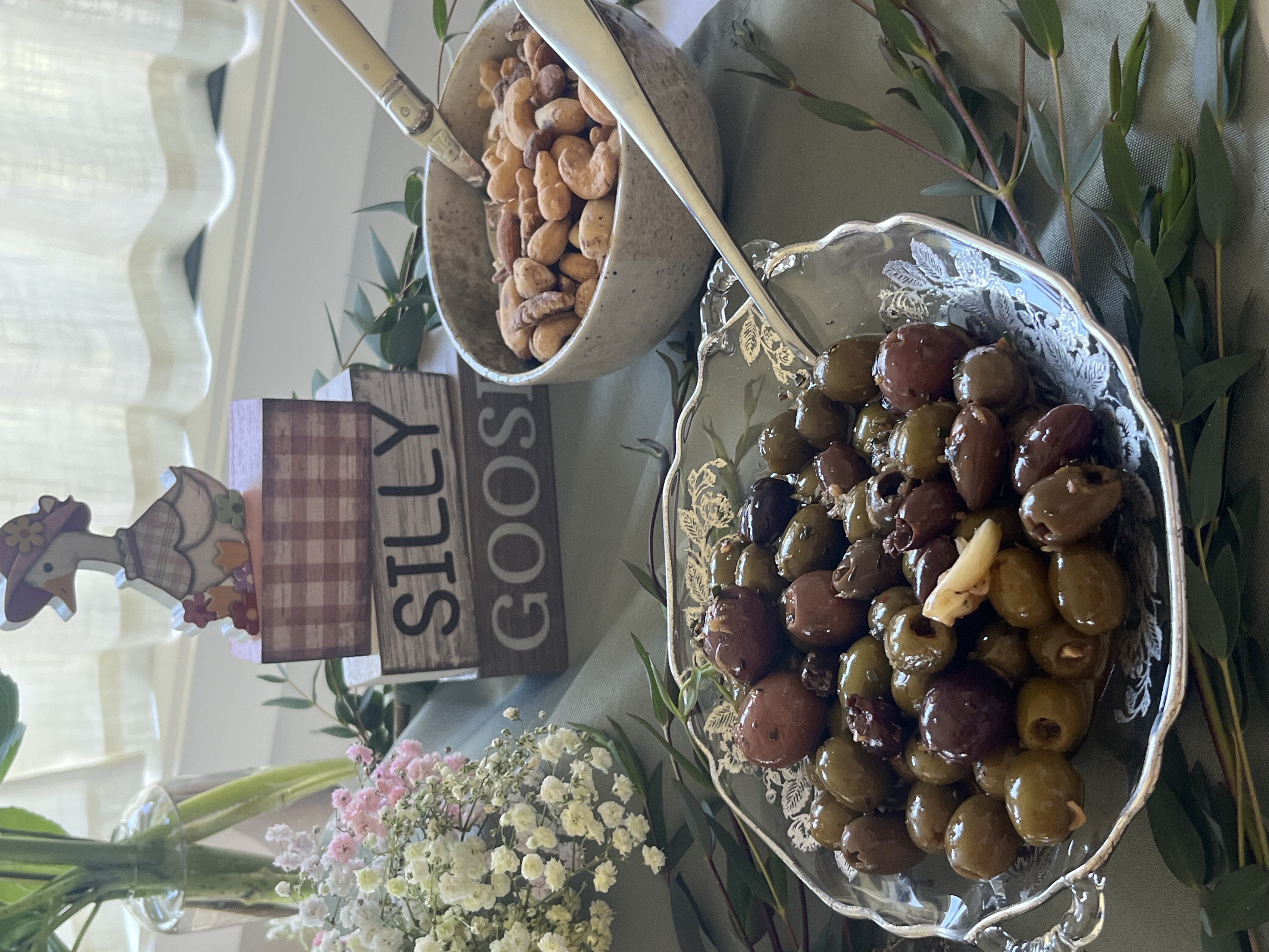 Baby shower venue with styled décor
